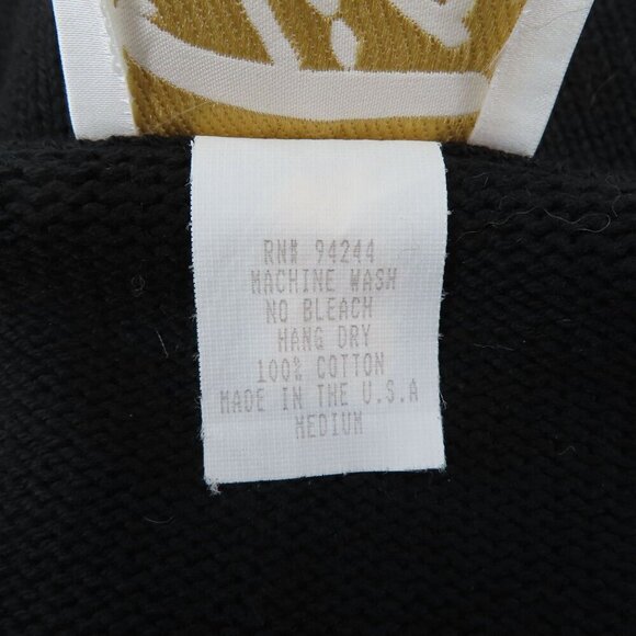 Tia Designs Womens Medium Sock Hop 1950s Embroidered Button Cardigan Sweater VTG - Picture 8 of 10